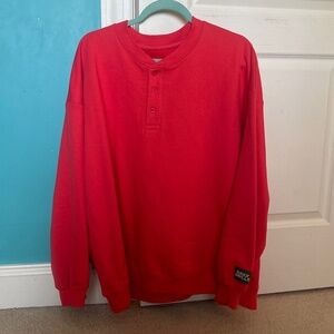 DAILY DRILLS Oversized Henley HEART XS/S